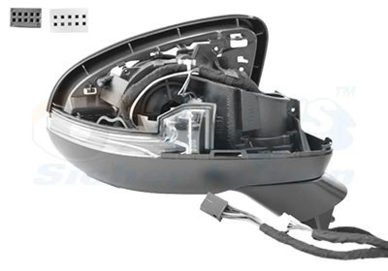 Image of VAN WEZEL Wing mirror VAN WEZEL 2946856