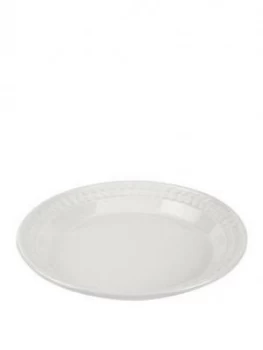 Image of Portmeirion Botanic Garden Harmony White Dinner Plates ; Set Of 4