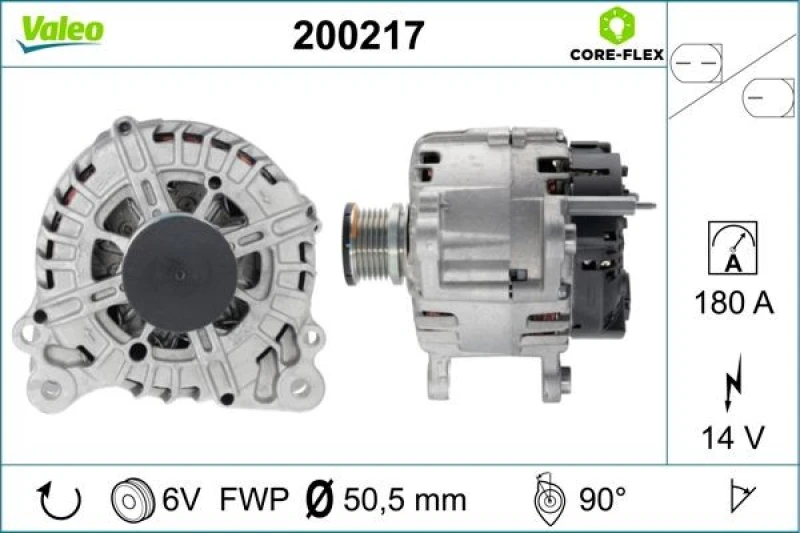 Image of Alternator VALEO 200217