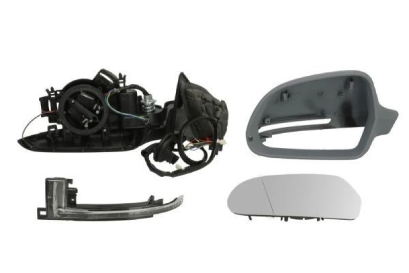 Image of BLIC 5402-25-034361P Wing mirror Left, Electric, Aspherical, primed Outside Mirror (50)