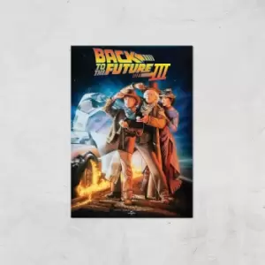 image of Back To The Future Part 3 Giclee Art Print - A2 - Print Only