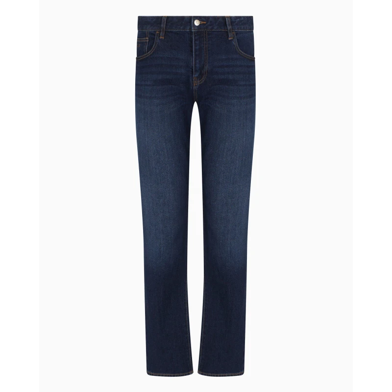 Image of Armani Exchange Mens Slim Fit Jeans Dark Wash male 30W S