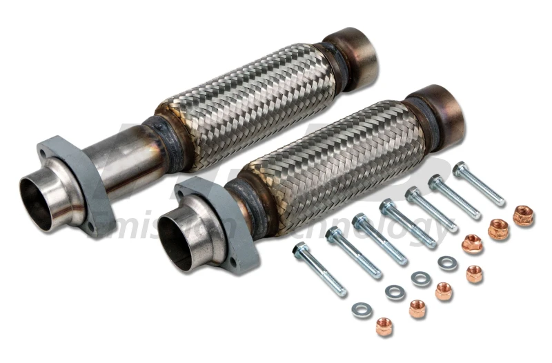 Image of HJS 83 00 8360 Repair Pipe, catalyst interFLEX connector both sides, with mounting parts Repair Pipe,catalyst (3466)