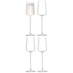 Image of LSA Metropolitan Champagne Flute, Set of 4