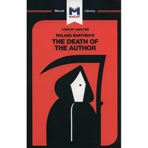 Image of An Analysis of Roland Barthes's The Death of the Author Paperback / softback 2018