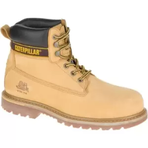 Image of Caterpillar Holton S3 Safety Boot / Mens Boots / Boots Safety (12 UK) (Honey) - Honey