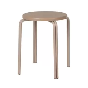 image of Broste Copenhagen Oda Bar Stool Grey Beige