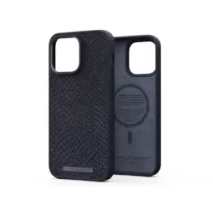Image of Njord byELEMENTS Salmon Leather Magsafe Case for Apple iPhone 14 Pro Max Black NA44SL00