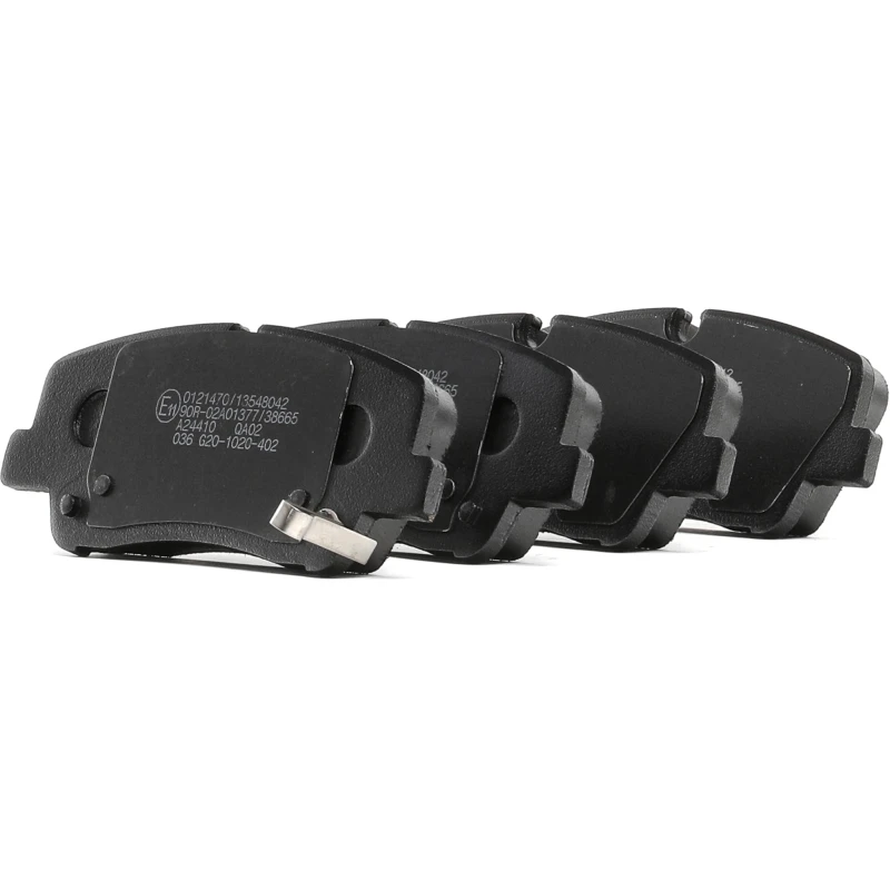 Image of RIDEX 402B1181 Brake pad set Rear Axle, with acoustic wear warning Brake Pad Set,disc brake (402)