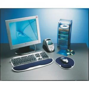 Image of Esselte 21.5 x 30cm Premium Gel Mouse Pad - BlackSilver