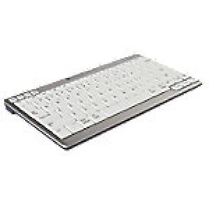 image of BakkerElkhuizen Wireless Compact Keyboard UltraBoard 950 Wireless - Grey / White