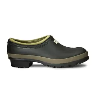 Image of Hunter Womens Gardener Clog Dark Olive/Clay 4 (EU37)