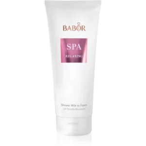 Image of Babor SPA Relaxing Shower Milk to Foam Shower Milk 200ml
