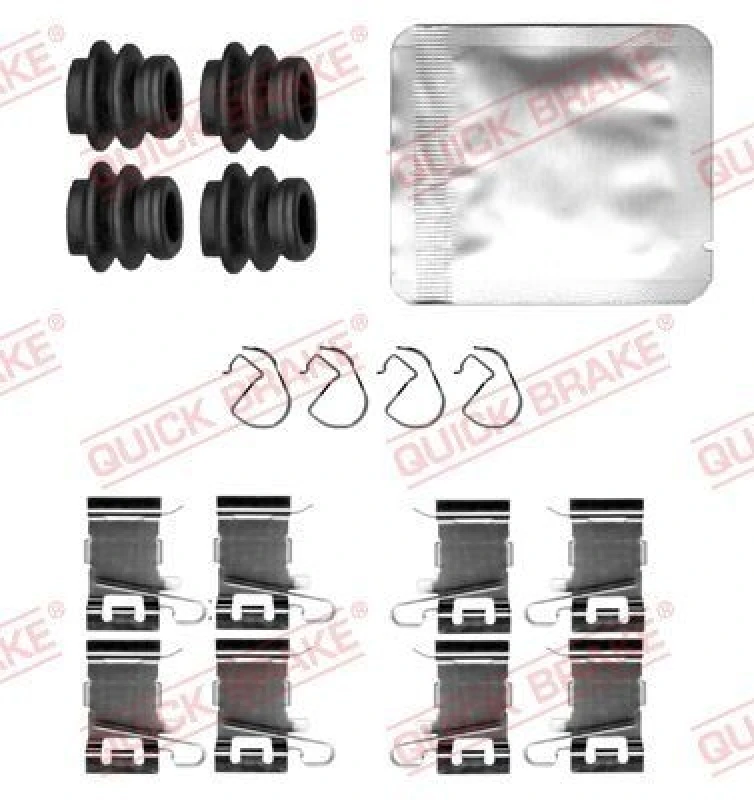 Image of QUICK BRAKE Brake pad fitting kit QUICK BRAKE 109-0183