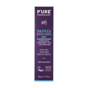 Image of P'ure Papayacare Papaya Foot & Heel Balm 50g