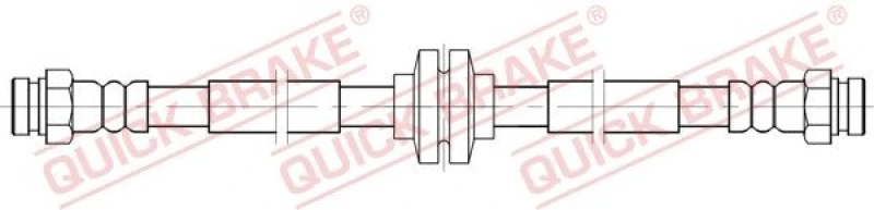 Image of QUICK BRAKE Brake hose QUICK BRAKE 22.944