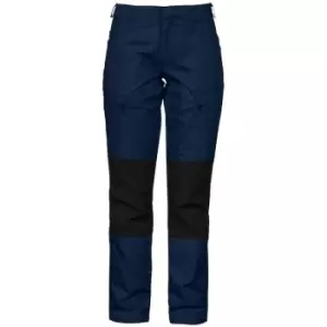 image of Projob Womens/Ladies Stretch Cargo Trousers (40R) (Navy) - Navy