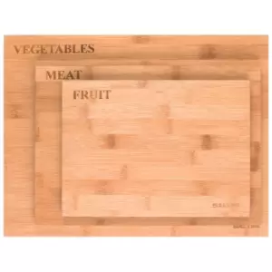 Salter 3 Piece Bamboo Chopping Board Set