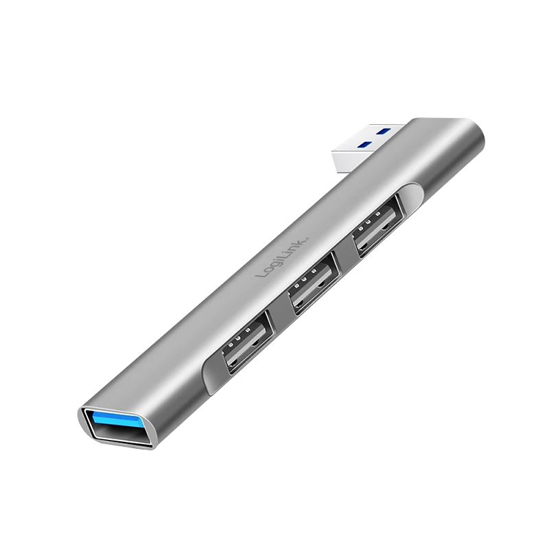 Image of LogiLink USB 3.2 Gen1 Hub. 4-port. USB-A. 1x USB3.0 AF. 3x USB2.0 AF