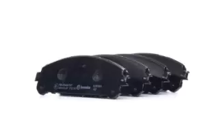 Image of BREMBO Brake pad set TOYOTA,DAIHATSU,LEXUS P 83 145 044650E010,044650E040,0446548150 0446548160,0446548170,0446548180,0446548190,0446548210,0446548220