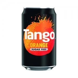 image of Tango Orange Sugar Free 330ml Cans 24 Pack