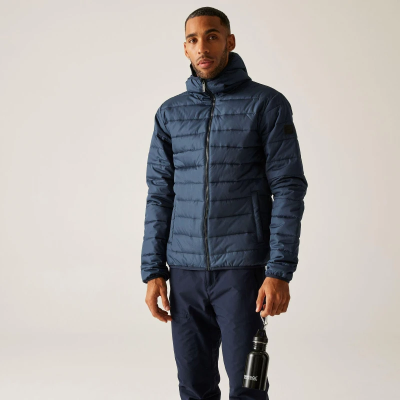 Image of Regatta Helfa Insulated Baffle Jacket - Blue Blue 3XL