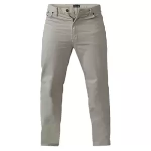 Duke Mens Rockford Kingsize Comfort Fit Jeans (44S) (Stone)