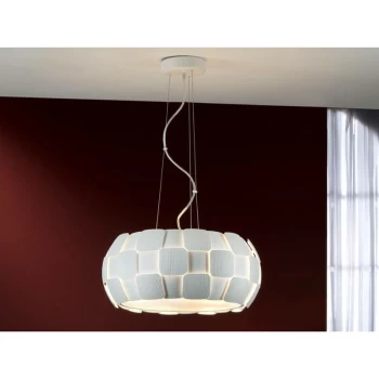 Image of Schuller Lighting - Schuller Quios - 5 Light Round Ceiling Pendant Matt white, E27