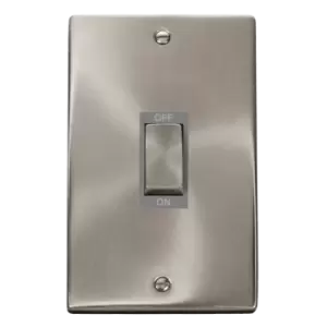 Image of Click Scolmore Deco Ingot 2 Gang 45A 2 Pole Switch - VPSC502GY