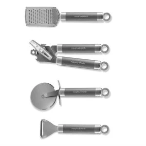 Image of Morphy Richards Accents 4 Piece Kitchen Tool Set - Titanium