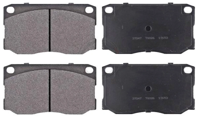 Image of A.B.S. 37047 Brake pad set without integrated wear sensor Brake Pad Set,disc brake (402)