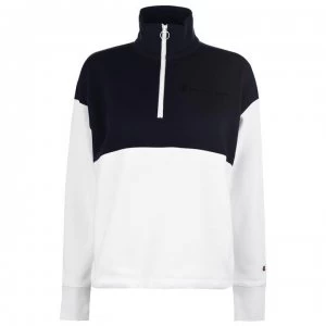 Image of Champion Half Zip Top - NAVY/WHITE
