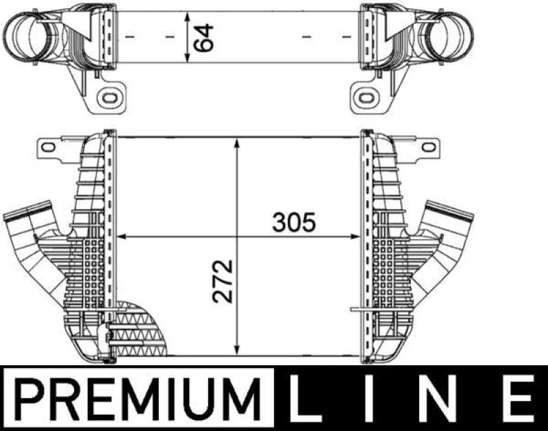 Image of Intercooler MAHLE CI 237 000P