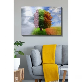 Image of Kanvas Tablo (70 x 100) - 105 Multicolor Decorative Canvas Painting