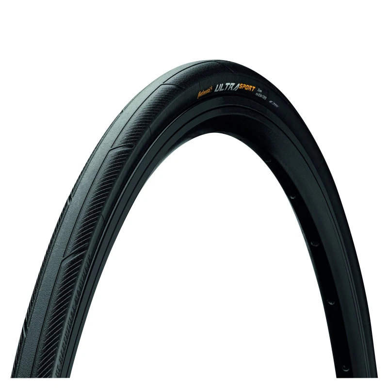 Image of Continental Ultra Sport III Tyre - Wire Bead PureGrip Compound Black unisex 700X25C