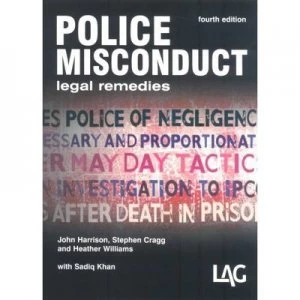 Image of Police Misconduct by John Harrison and Stephen Cragg and Heather Williams and Legal Action Group Paperback