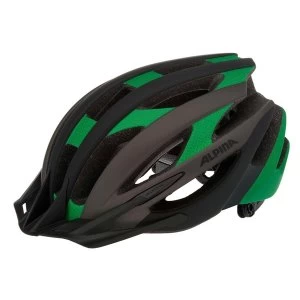 Image of Alpina Pheox LE MTB Helmet Black/Green 55-59cm