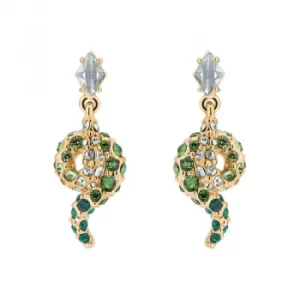Image of The White Snake Drop Earrings