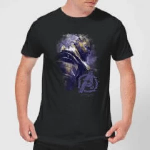 Image of Avengers Endgame Thanos Brushed Mens T-Shirt - Black