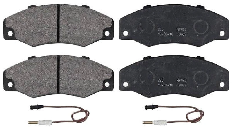 Image of A.B.S. 36577 Brake pad set incl. wear warning contact Brake Pad Set,disc brake (402)