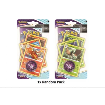 Image of Pokemon TCG: Sword & Shield 6 Chilling Reign Premium Checklane Blister - One At Random