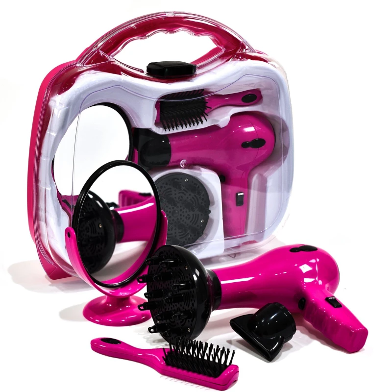 Image of Kandy Toys Battery Operated Hairstyler Set In Carry Case Multi unisex