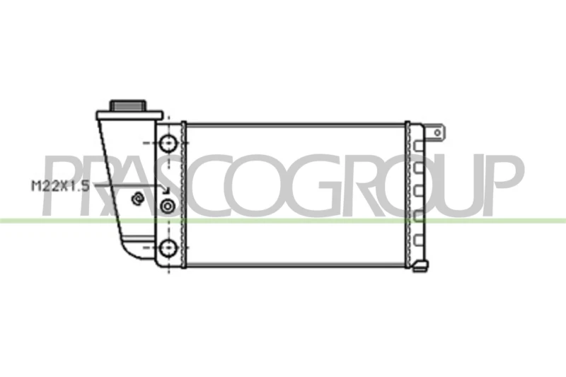 Image of PRASCO Engine radiator PRASCO AB017R002