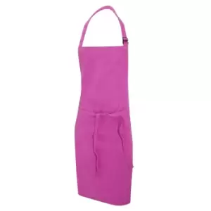 Image of Dennys Multicoloured Bib Apron 28x36ins (One Size) (Berry)