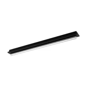 Image of Table Lamp Colour Black Shade Clear White Plastic Bulb LED 21W Included