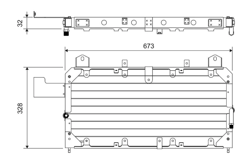 Image of Air conditioning condenser VALEO 814062
