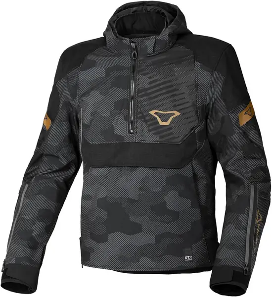Image of Macna Traffiq Textile Waterproof Jacket Black Gray 2XL