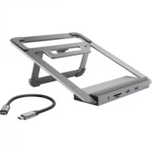 Image of Hama 00200106 USB-C docking station Compatible with: Universal USB-C powerd