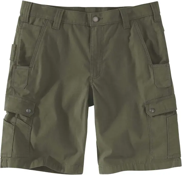 Image of Carhartt Ripstop Cargo Work Shorts, green, Size 32