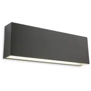 Firstlightlighting - Firstlight Midas Outdoor Integrated LED Down Light Rectangle Graphite IP65